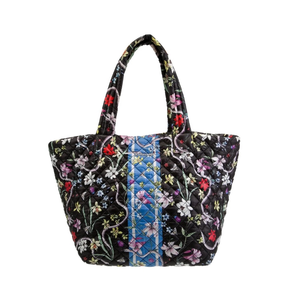 MZ Wallace Nylon printed floral snake Tote